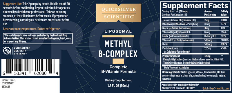 Methyl B Complex Liposomal