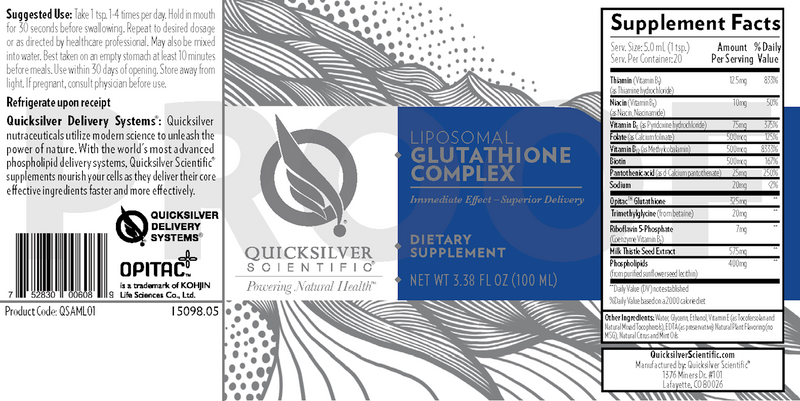 Glutathione Complex 3.38 fl oz