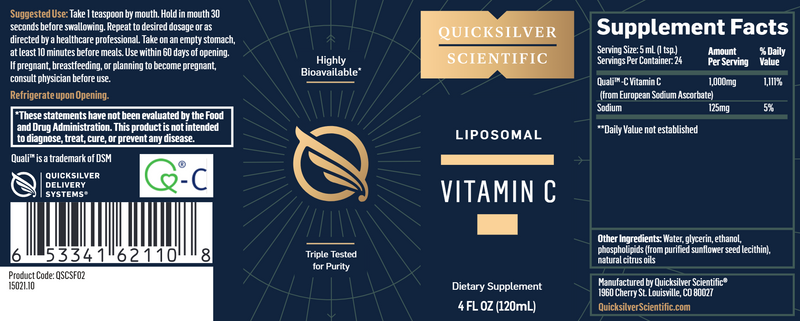 Liposomal Vitamin C 4 OZ