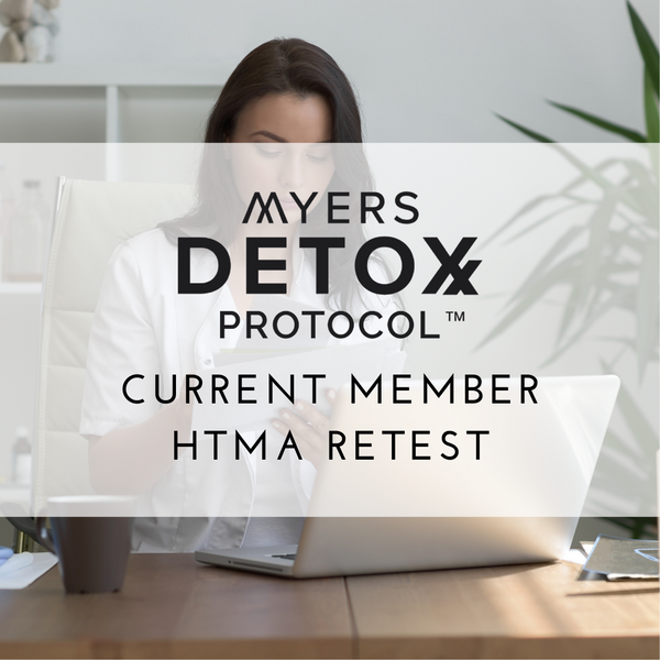 HTMA RETEST for Current Myers Detox Protocol Clients