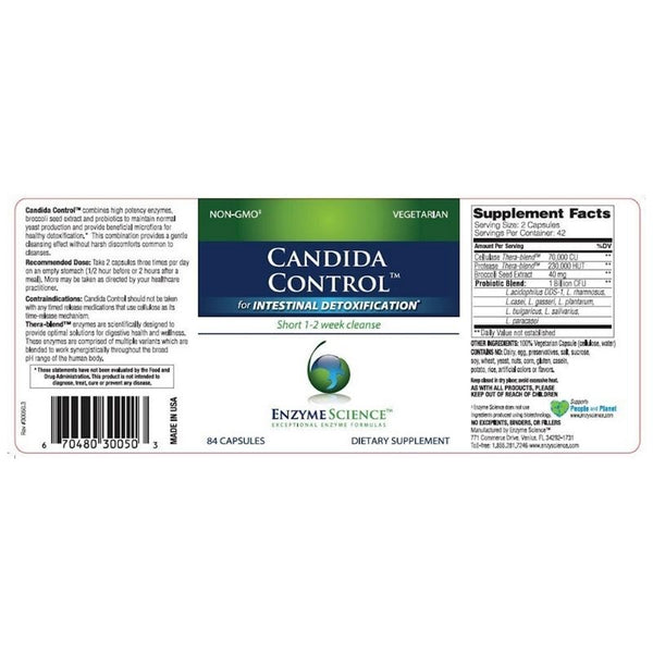 Candida Control - 84 Capsules