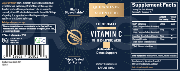 Vitamin C RLA Liposomal